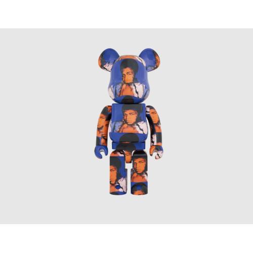 Mens Medicom Andy Warhol's Muhammad Ali BE@RBRICK 1000% Blauw, Blauw
