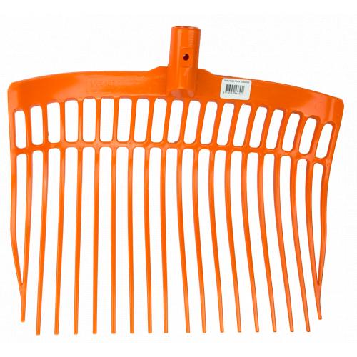 Mestvork kunststof oranje zonder steel