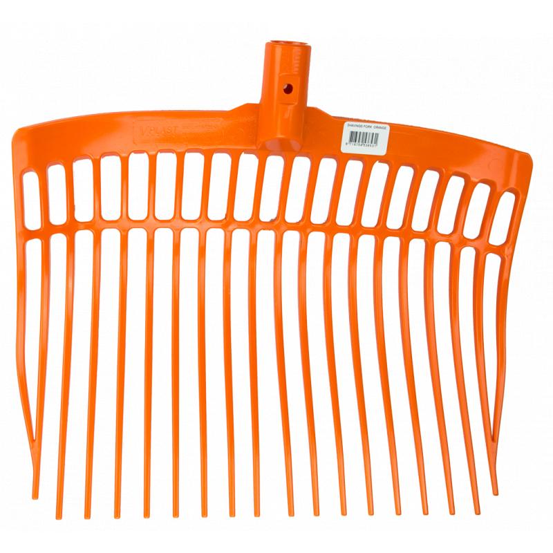 Mestvork kunststof oranje zonder steel