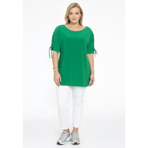 Yoek Jeans met rits | Wit | Maat 56