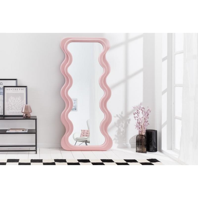 Design wandspiegel CURVY 160cm roze - 43162