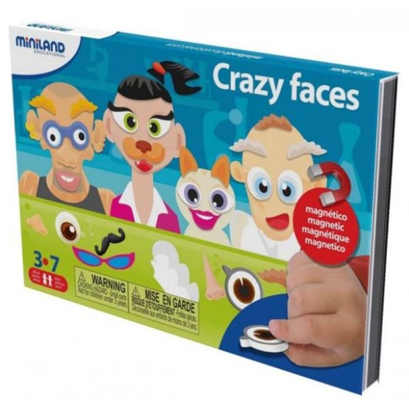 On The Go Magnetishc Taal Spel Crazy Faces