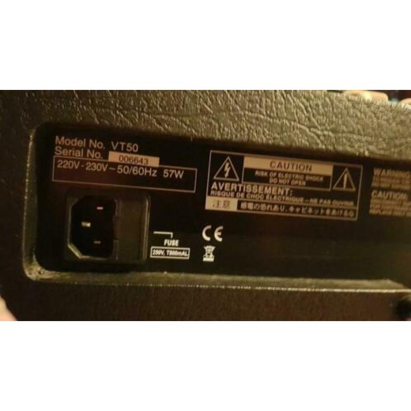 Vox vt50 valvetronix