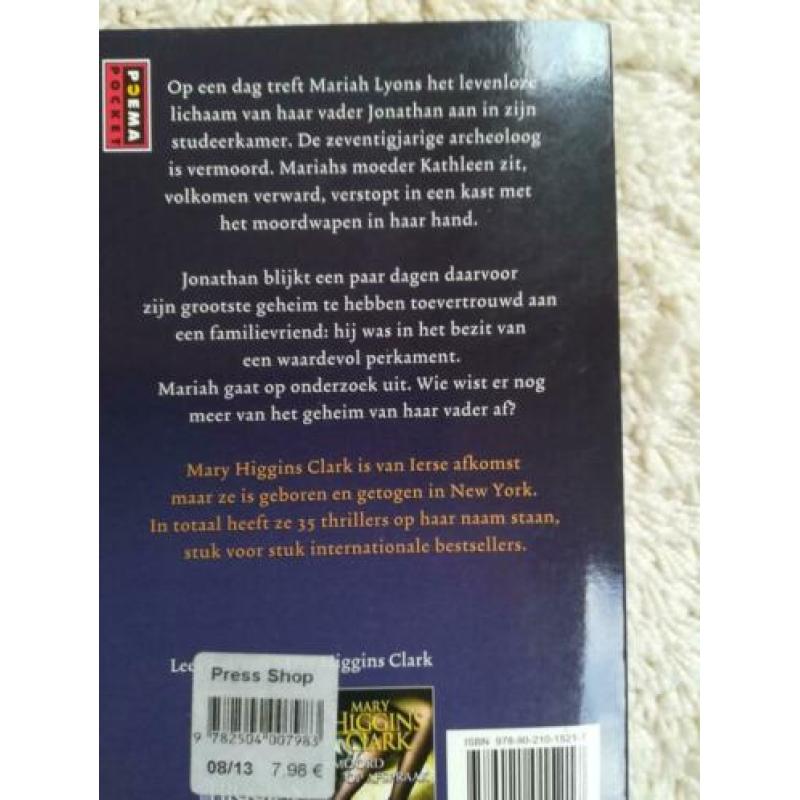3 boeken Mary Higgins Clark