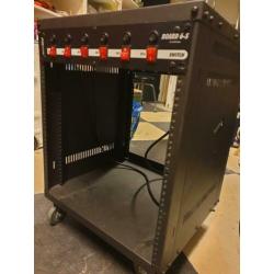 eurolite board 6-s met kast op wielen