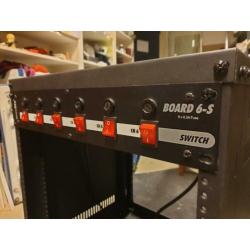 eurolite board 6-s met kast op wielen