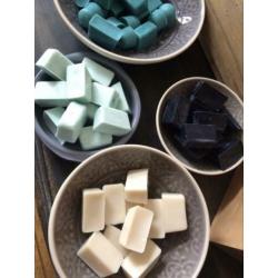 Huisgemaakte wax melts brandertje