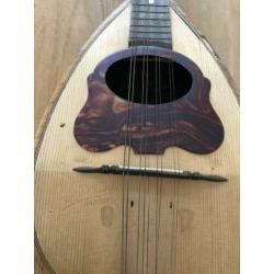 Antieke mandoline Luigi D’ Amore Napoli Italië vintage