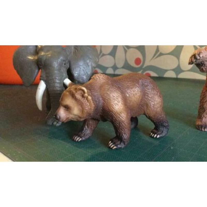 Schleich vintage beren en olifant