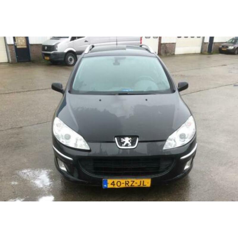 Peugeot 407 1.6HDI ZWART STATIONWAGEN - apk tot dec 2020