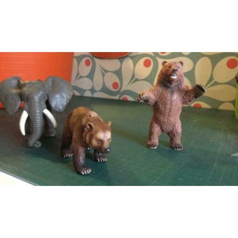 Schleich vintage beren en olifant