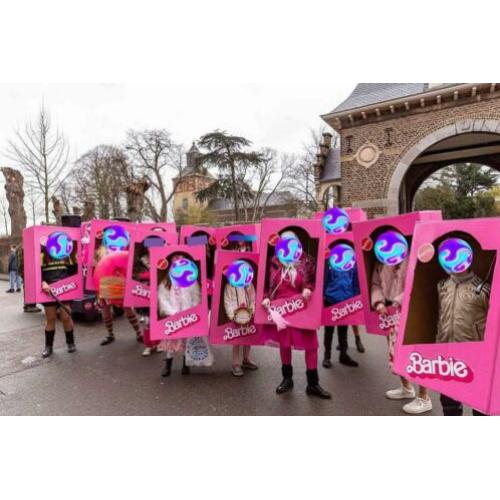 Loopgroep barbie in doos