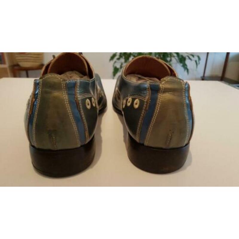 Jo Ghost blauw-grijze veterschoenen - maat 45