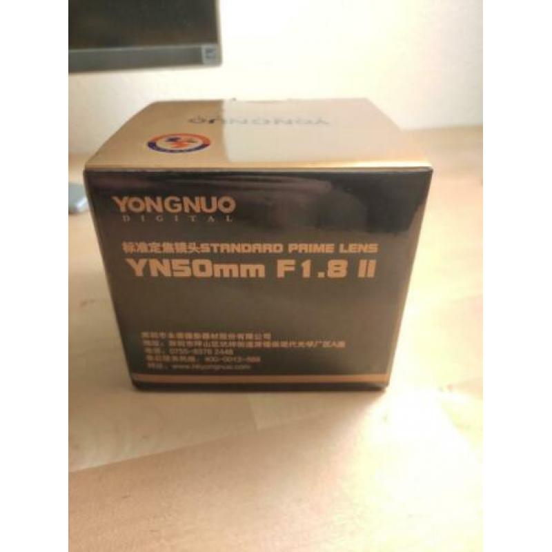Yongnuo - Canon EF 50 mm f 1.8 lens met doos