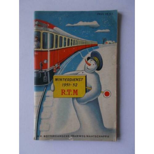 R.T.M. ROTTERDAMSCHE TRAMWEG Mij. Winterdienst 1951/52