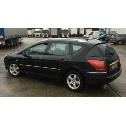 Peugeot 407 1.6HDI ZWART STATIONWAGEN - apk tot dec 2020