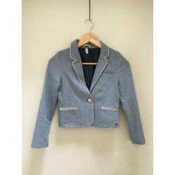- CKS - blazer jasje nieuw maat 12 / 152 blauw / zilver