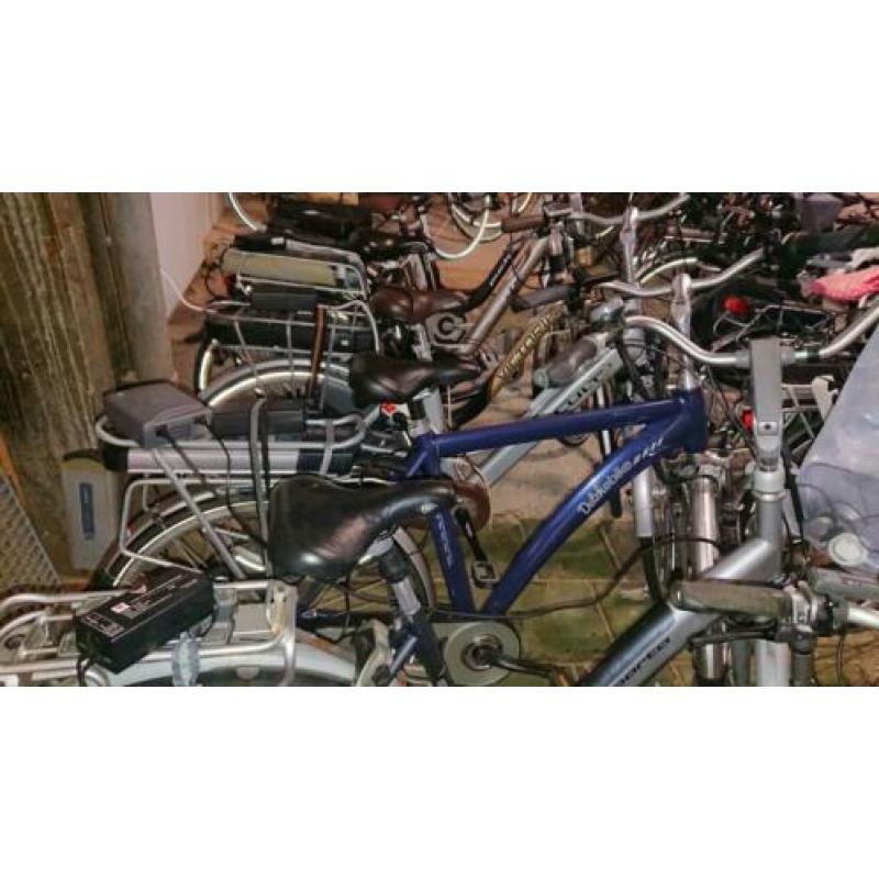 Te koop 15. 2e hands elektrische fietsen in 1 koop ,compleet