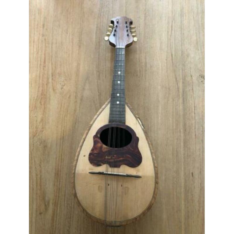 Antieke mandoline Luigi D’ Amore Napoli Italië vintage