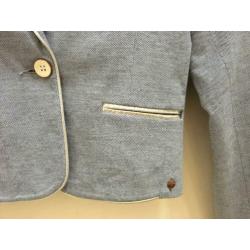 - CKS - blazer jasje nieuw maat 12 / 152 blauw / zilver