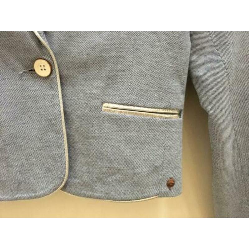 - CKS - blazer jasje nieuw maat 12 / 152 blauw / zilver