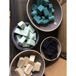 Huisgemaakte wax melts brandertje