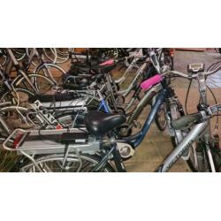 Te koop 15. 2e hands elektrische fietsen in 1 koop ,compleet