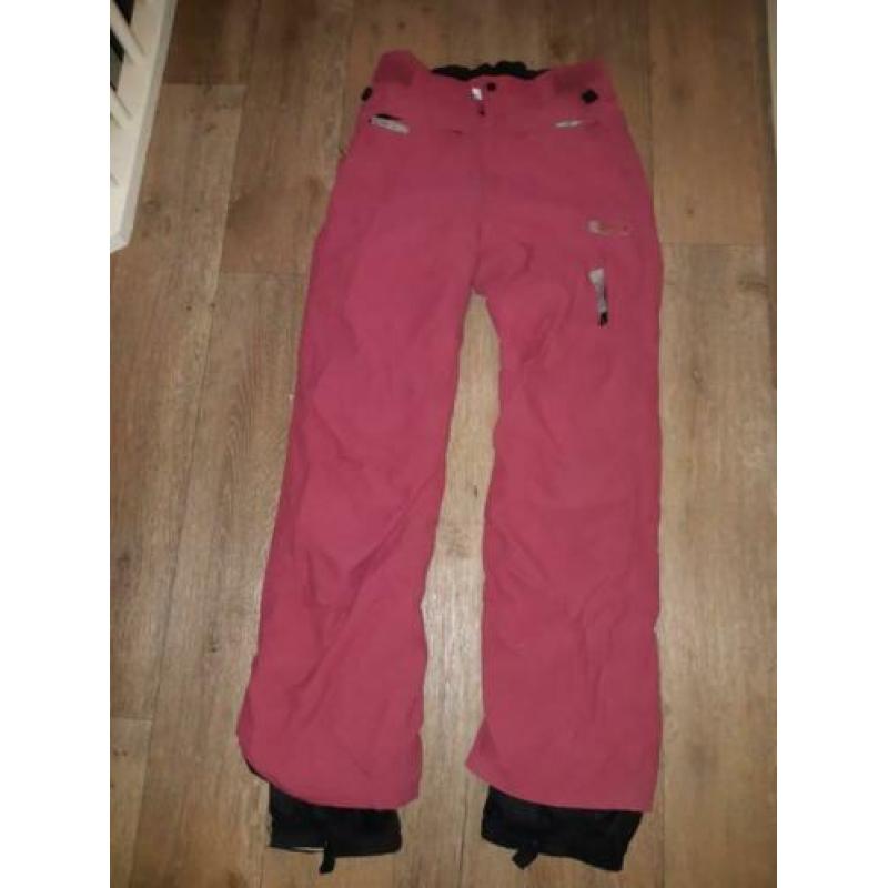 Skibroek Protest, waterproof behandeld, roze, maat 38/40