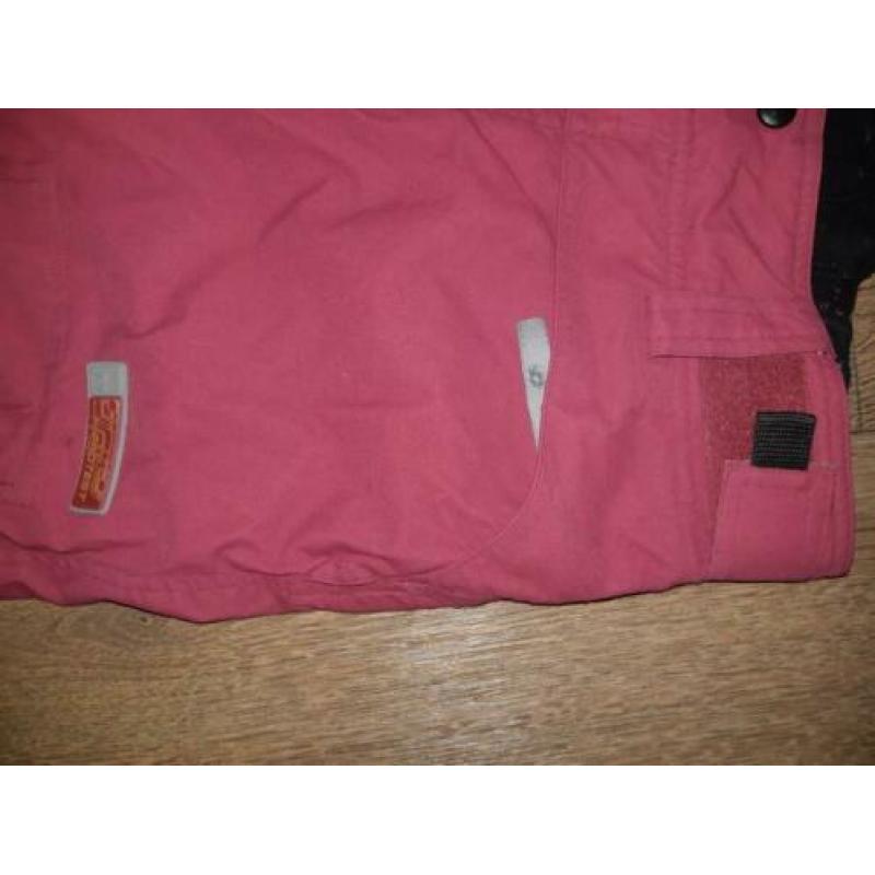 Skibroek Protest, waterproof behandeld, roze, maat 38/40