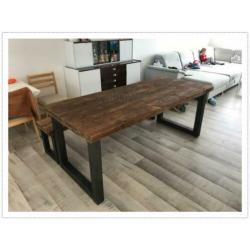 Steigerhout Robuust Eettafels Bureau Vergadertafel U X poten