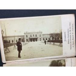 serie van 3 vroege foto's van Utrecht rond 1870/1872