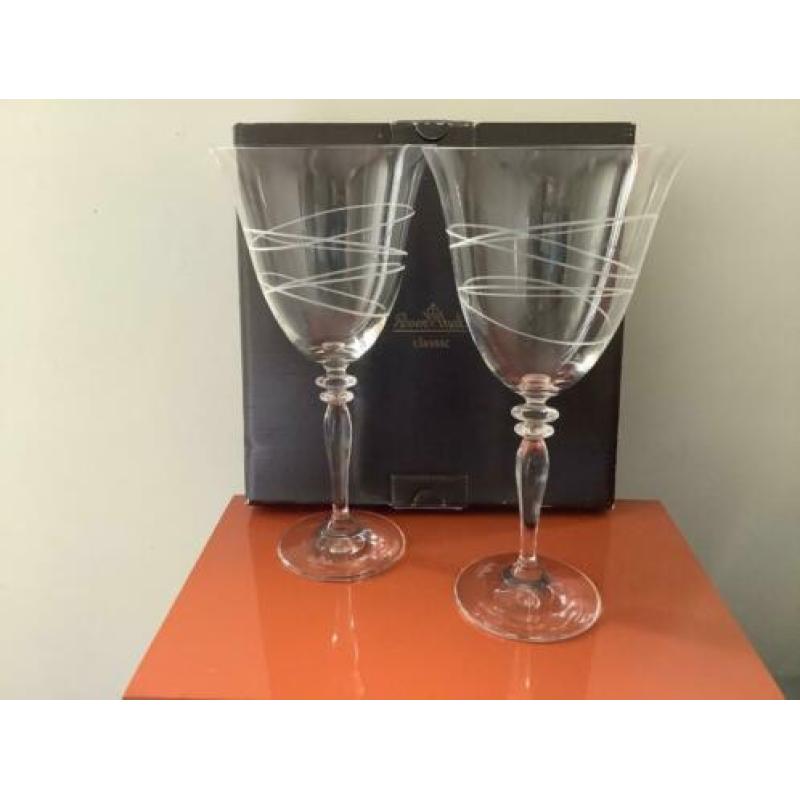 Rosenthal Classic waterglazen Sandstrahldekor 4x