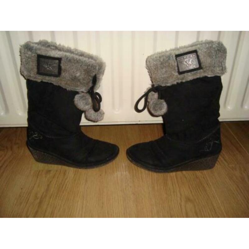 Superleuke Bont Sleehak Laarzen van Replay Zwart 37 Top st !