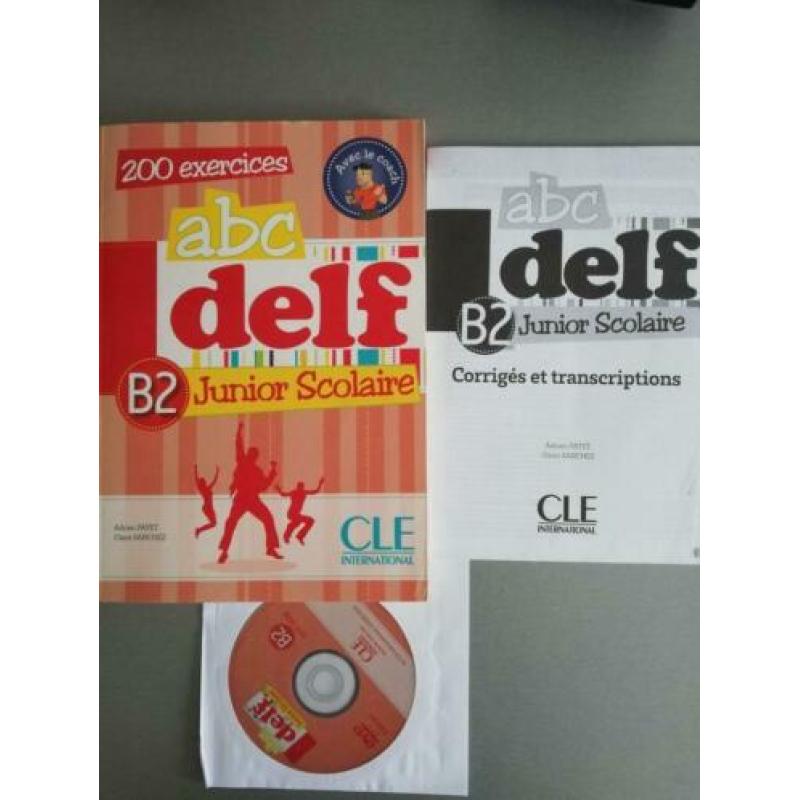 Delf boeken A1, A2, B2 inclusief CD en antwoordmodel