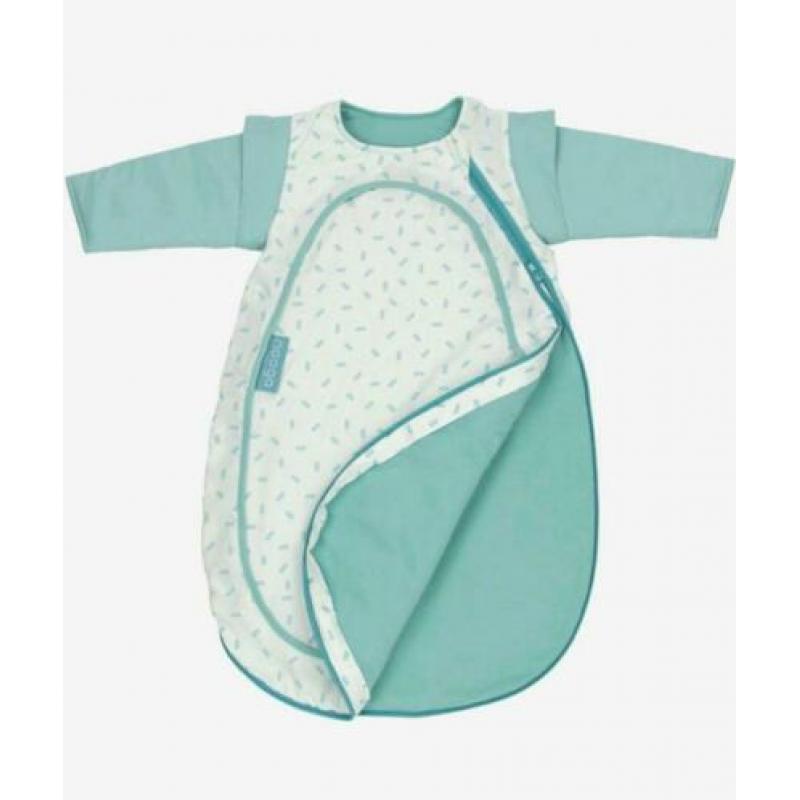 NOOGA 4-SEIZOENEN slaapzak Cocono Green Stripes (small = 60)