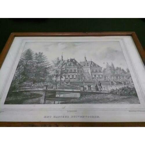 Steendruk i. D. Stenerwald kasteel duivenvoorde