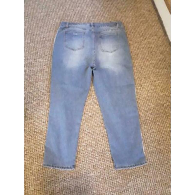2bizzy enkellange jeans spijkerbroek maat 44 46 stretch