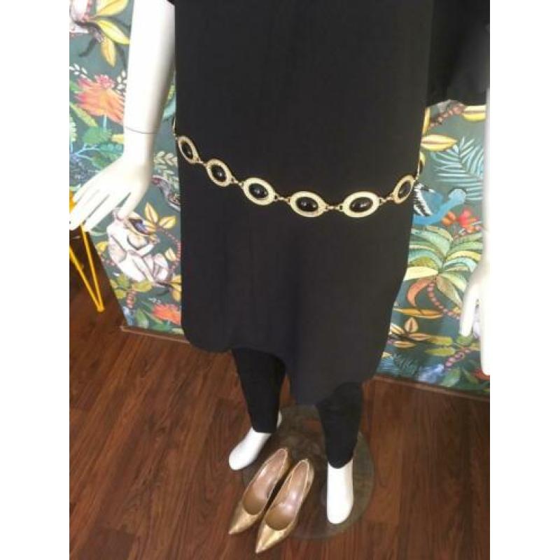 Tuniek ladress, zara jeans, Bvlgari armband, Fab clutch