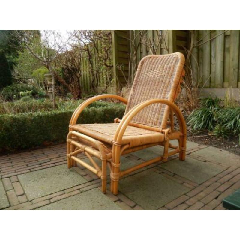 Tuinstoelen met voetenbankje 2