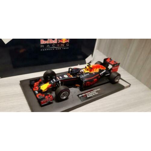 F1 red bull rb12 max verstappen monaco gp 2016 minichamps