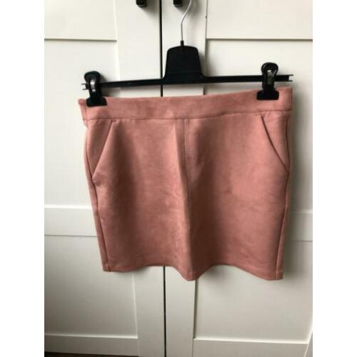 Roze nieuwe seude dames rok 38/M Vero moda