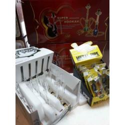 Partij waterpijpen shisha dry pipe 2 grote waterpijpen merk