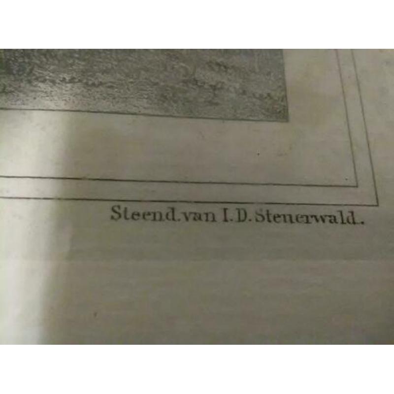 Steendruk i. D. Stenerwald kasteel duivenvoorde