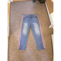 2bizzy enkellange jeans spijkerbroek maat 44 46 stretch