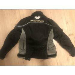 Dames motorjas bering textiel