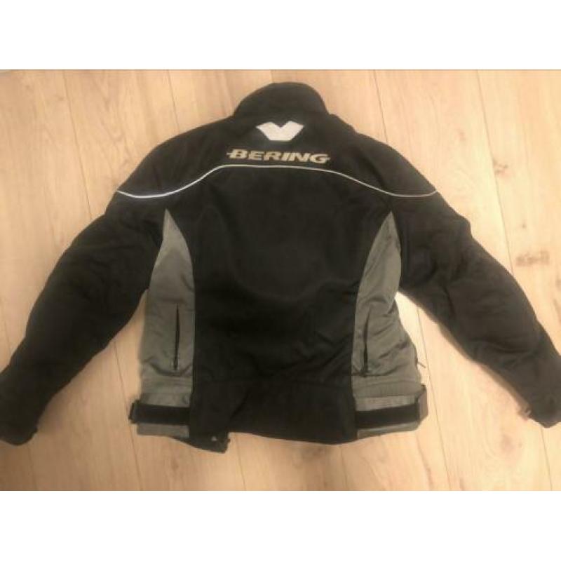 Dames motorjas bering textiel