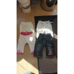 kleding en rompers maat 68