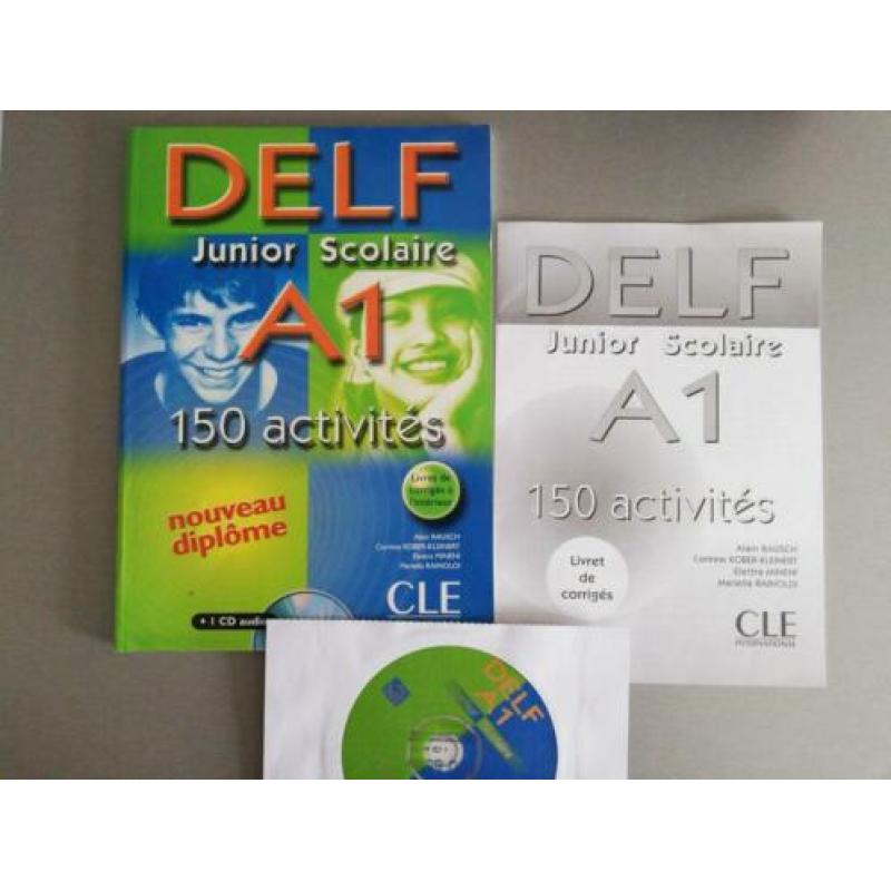Delf boeken A1, A2, B2 inclusief CD en antwoordmodel