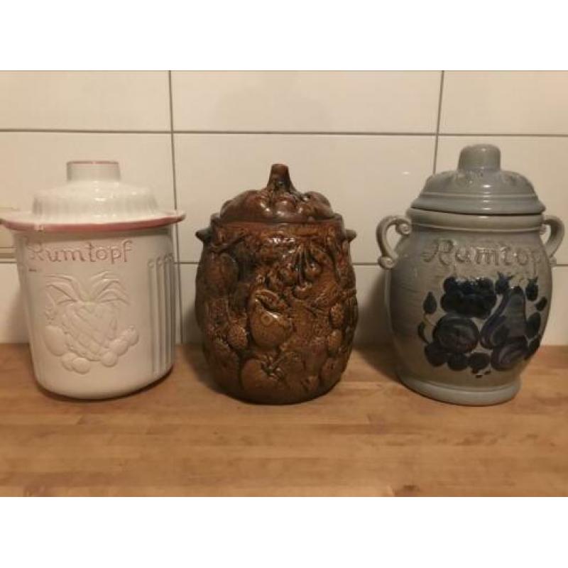 Rumtopf west germany aardewerk potten