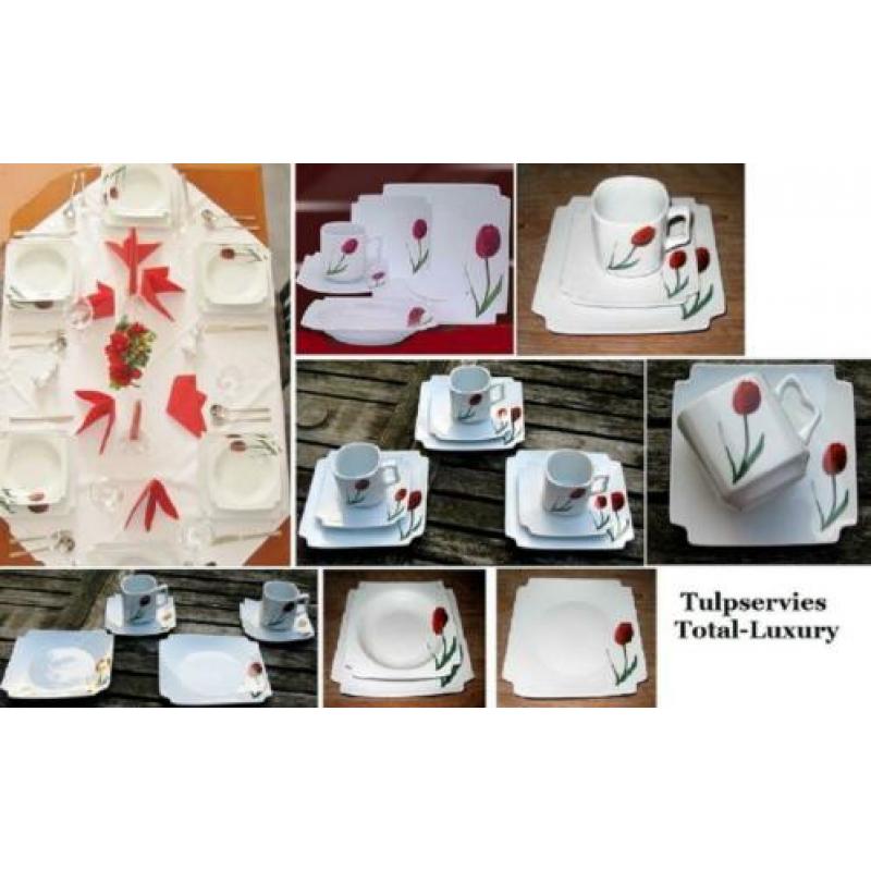 Servies Bassano, PPD, Boch, Zomer, Kerst, Pasen, Tulp